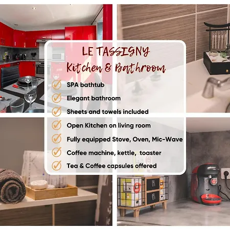 Le Tassigny 3 Etoiles - Hyper-centre Balneo Wifi Parking