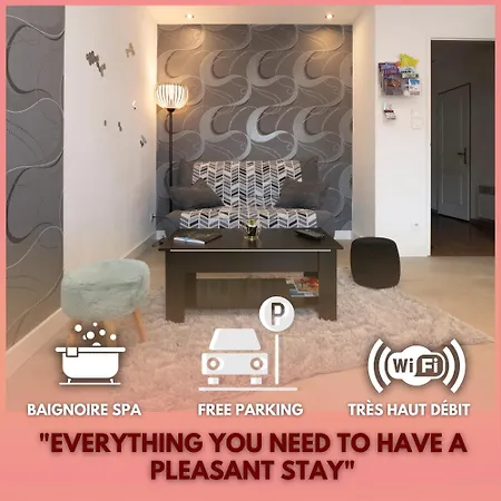 Apartman Le Tassigny 3 Etoiles - Hyper-centre Balneo Wifi Parking *