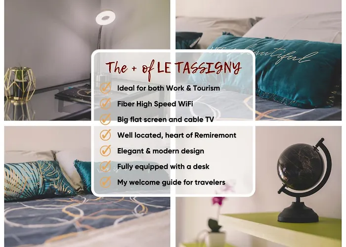 Le Tassigny 3 Etoiles - Hyper-centre Balneo Wifi Parking * Remiremont